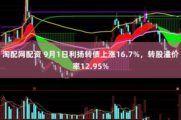 淘配网配资 9月1日利扬转债上涨16.7%，转股溢价率12.95%